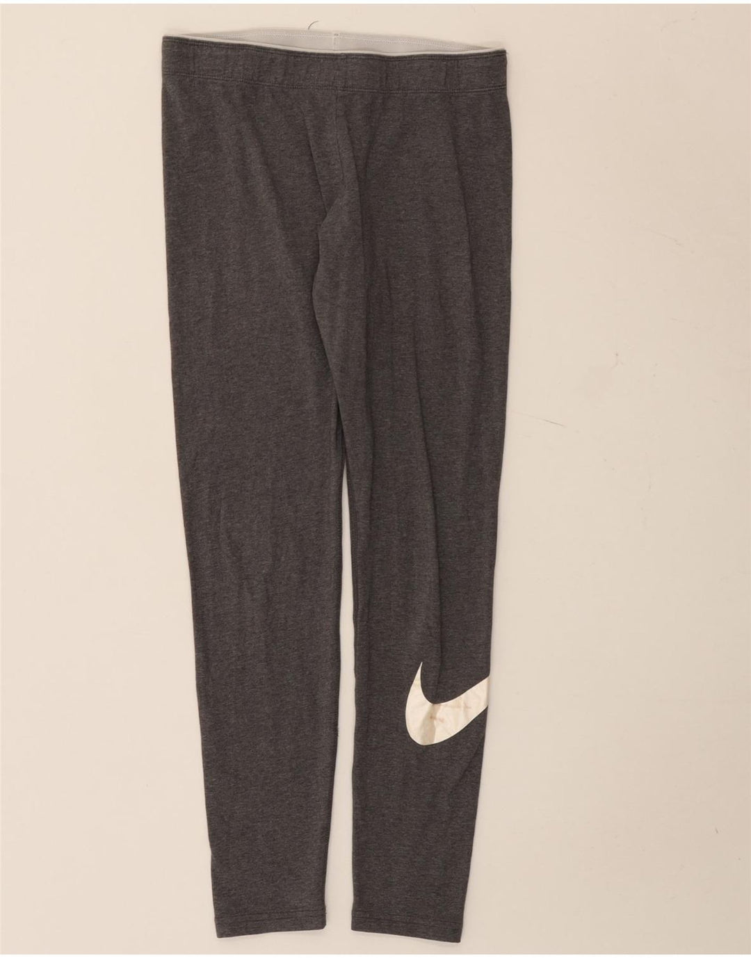 Nike Leggings gráficos para mujer UK 40 Algodón moteado gris medio