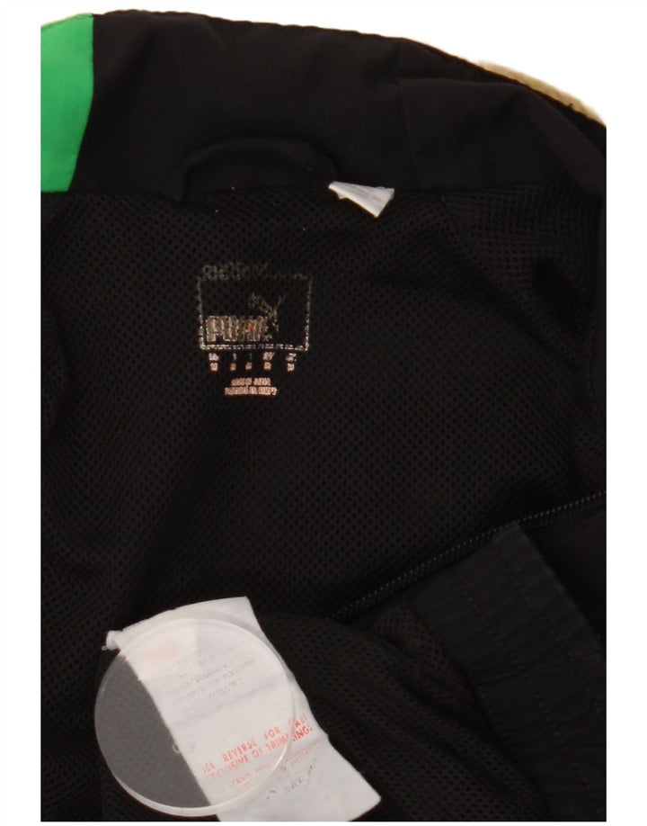 PUMA Chaqueta superior de chándal para hombre Poliéster con bloques de color negro mediano