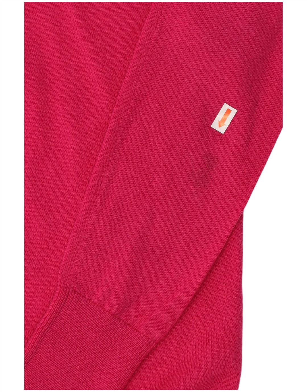 Lyle & Scott Jersey con cuello en V para mujer UK 10 Small Pink Merino Wool