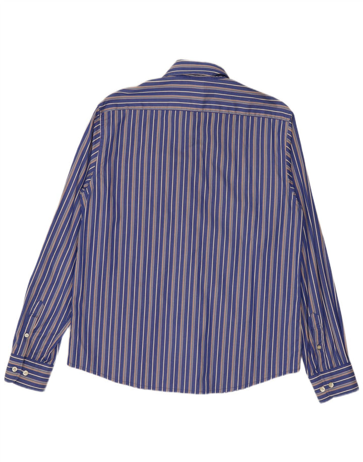 Marina Yachting Camisa Hombre Talla 41 Grande Azul Rayas