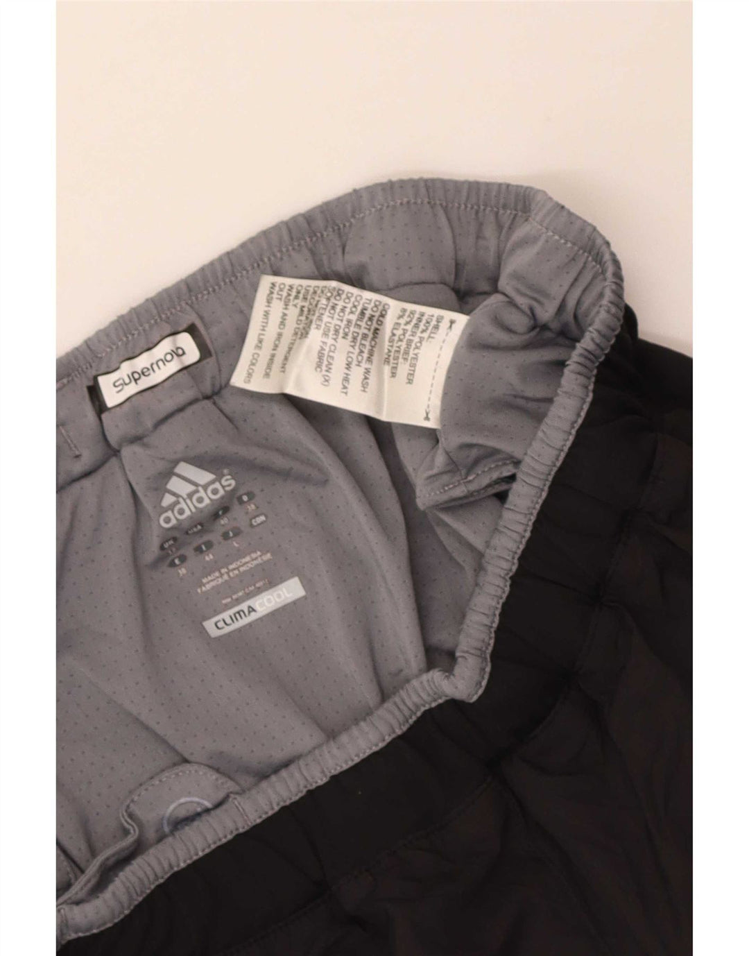 Adidas Mujer Climacool Sport Shorts UK 12 Medio Negro Poliéster