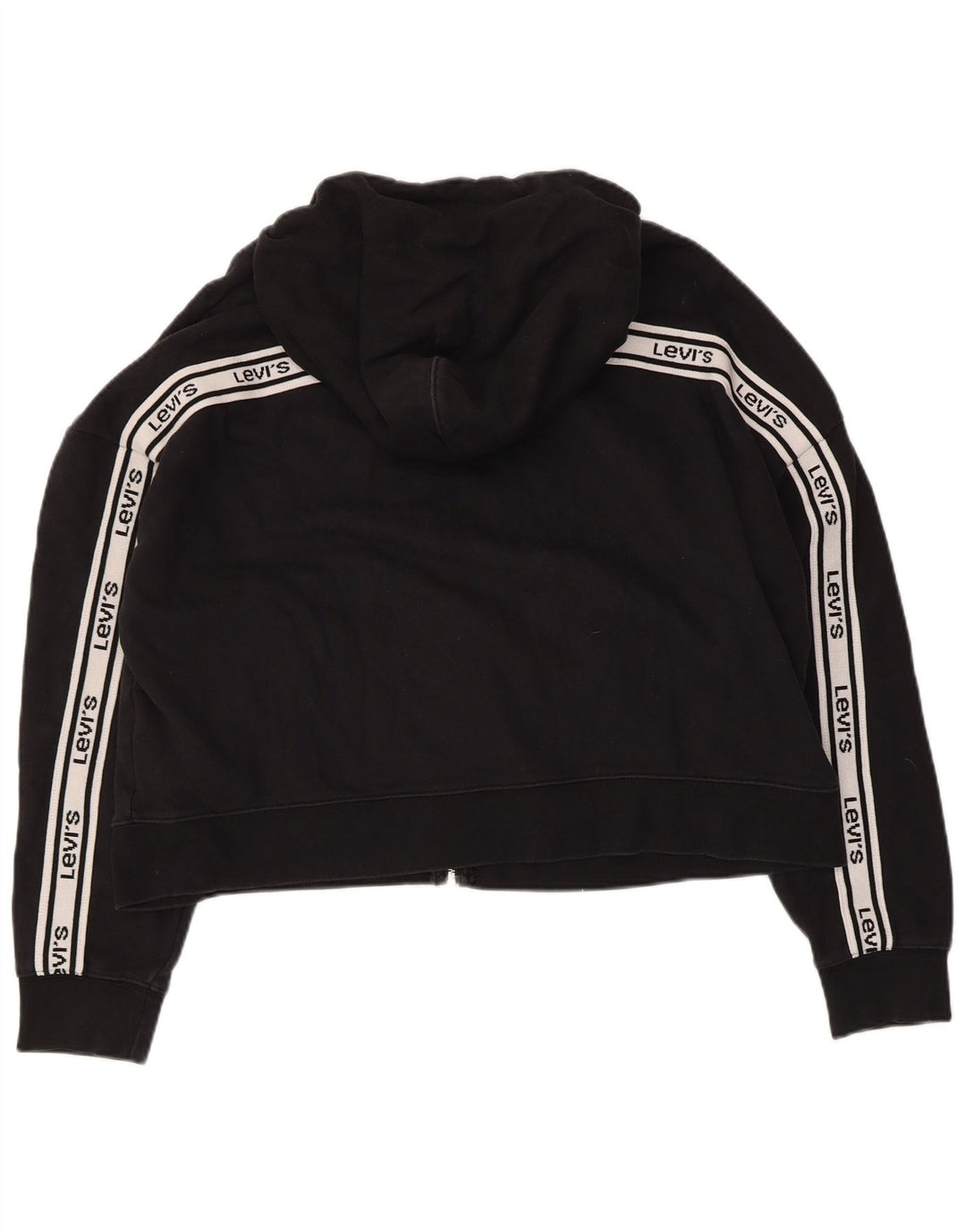 Levi's Suéter con capucha y cremallera extragrande para mujer UK 46 Large Black