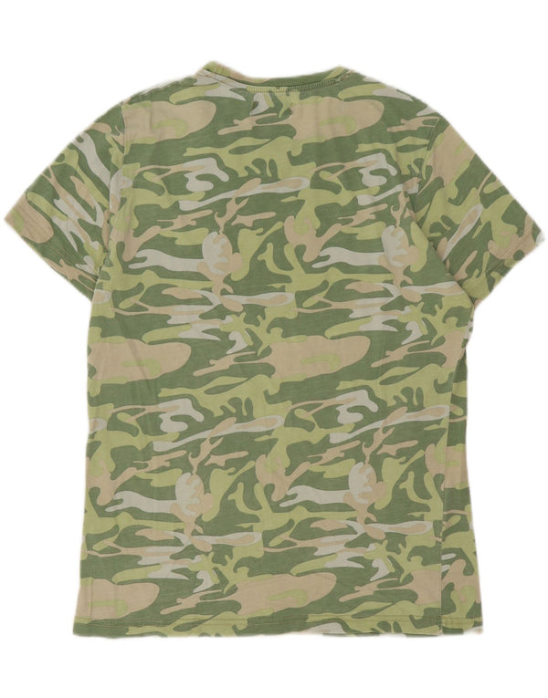 Jeep Camiseta Gráfica Hombre Top XL Camuflaje Verde