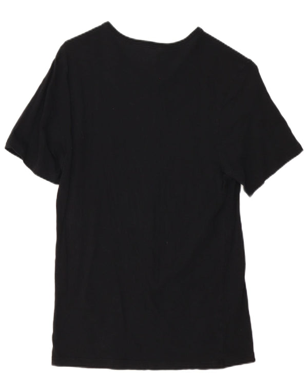Hugo Boss Hombre Camiseta Top Small Algodón Negro