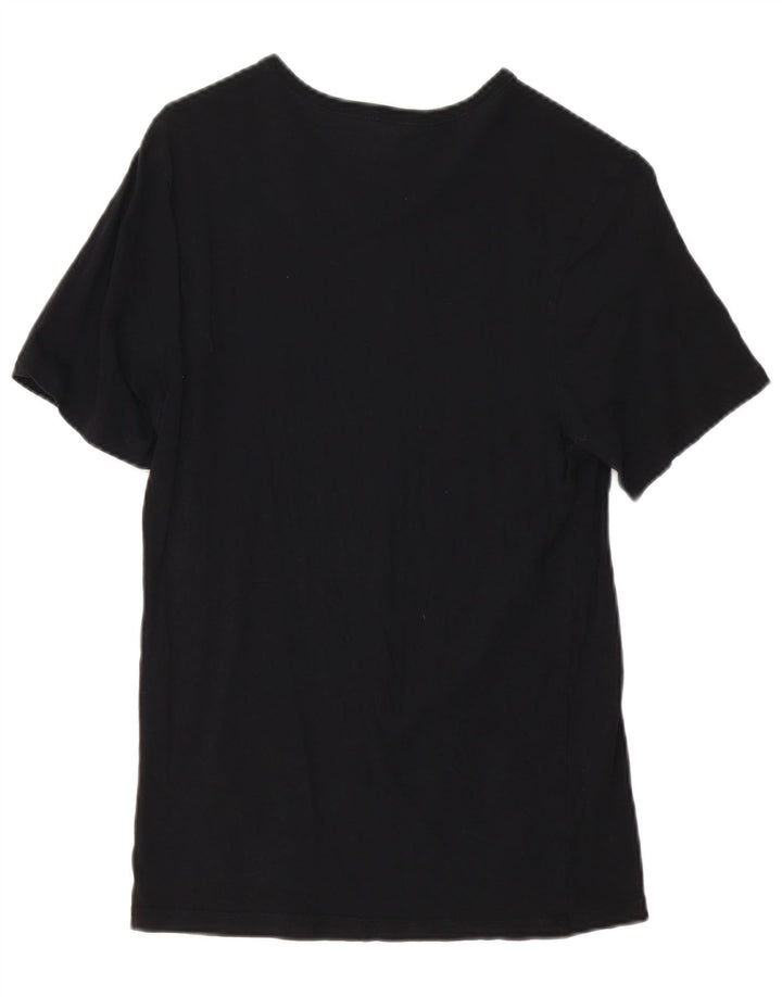 Hugo Boss Hombre Camiseta Top Small Algodón Negro