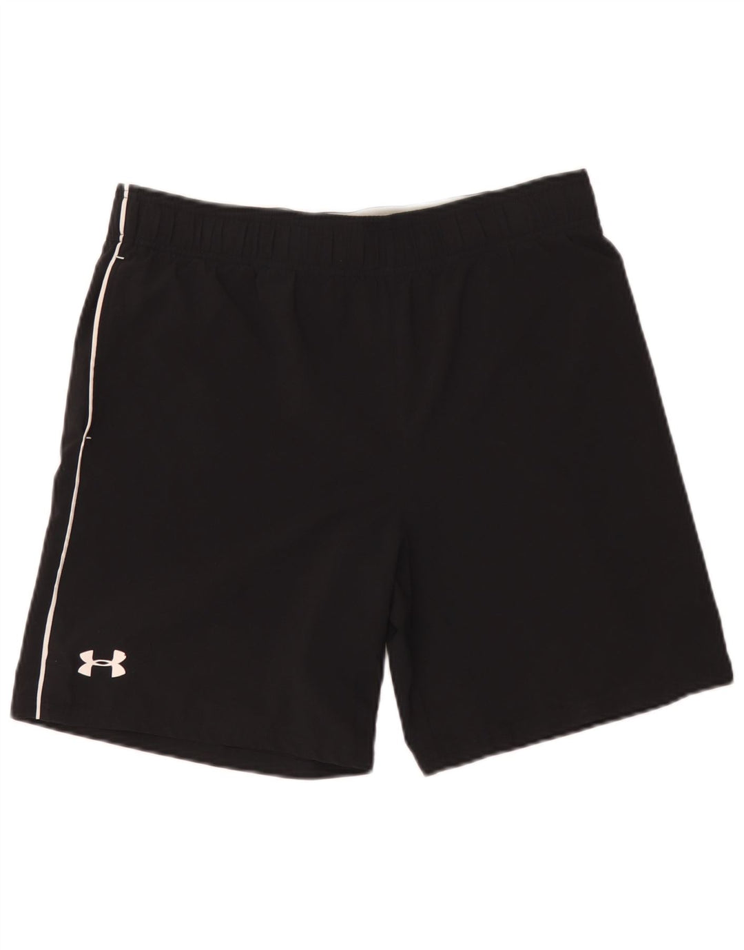 Under Armour Pantalones cortos deportivos con gráficos para hombre Poliéster negro mediano