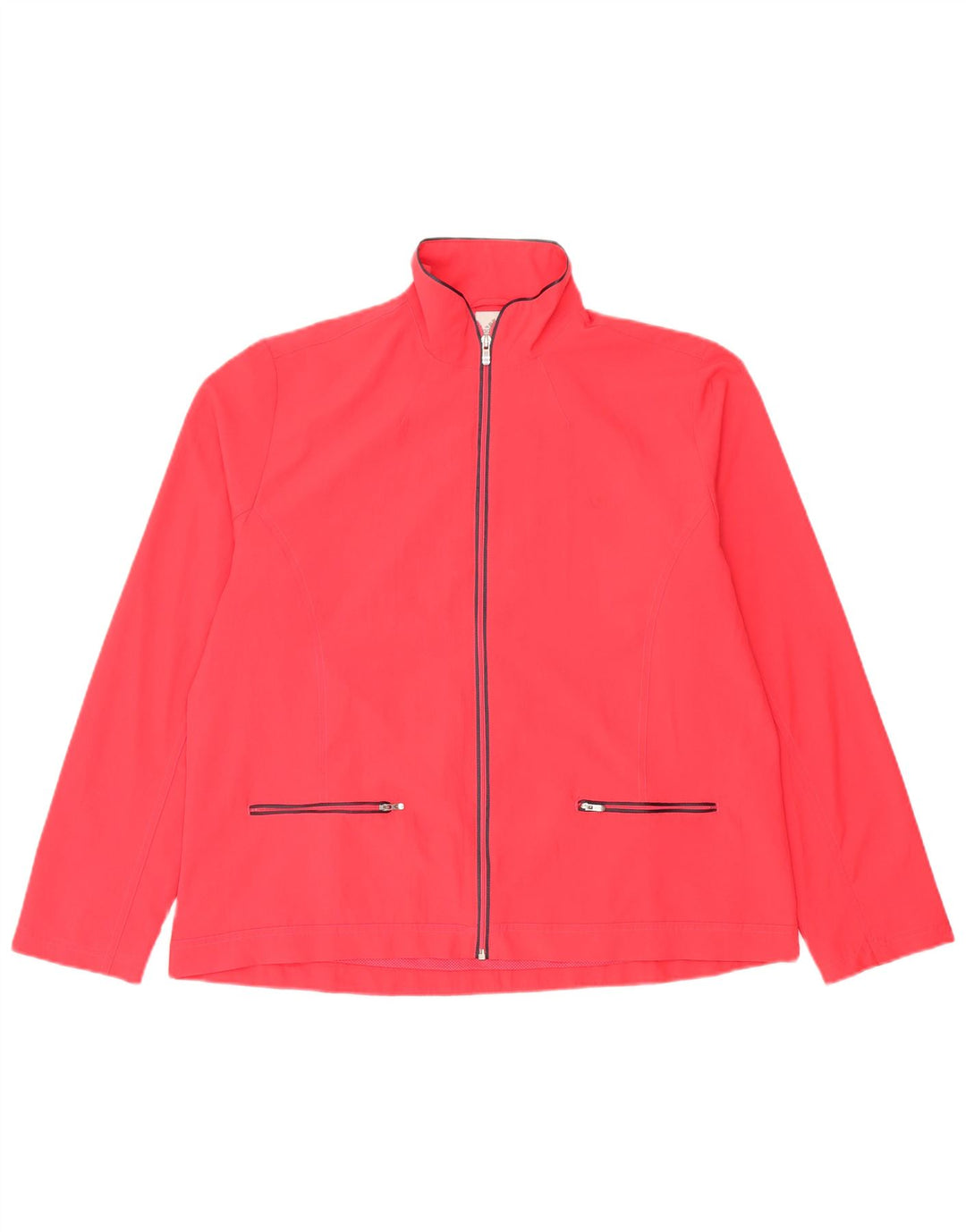 Adidas - Chaqueta de chándal para mujer, talla 40, XL, poliéster rojo