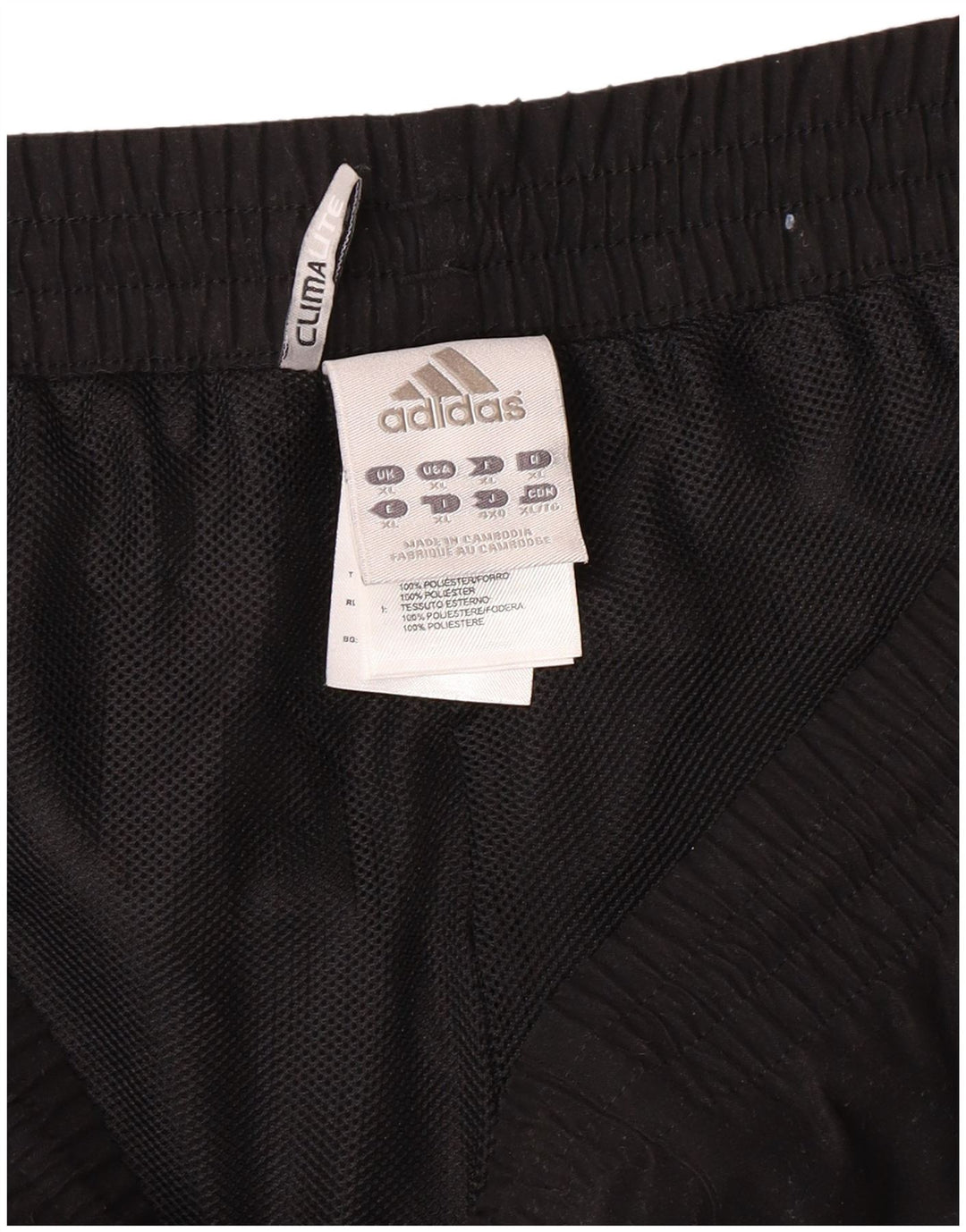 Adidas Pantalones Cortos Deportivos Hombre XL Negro Poliéster Deportes