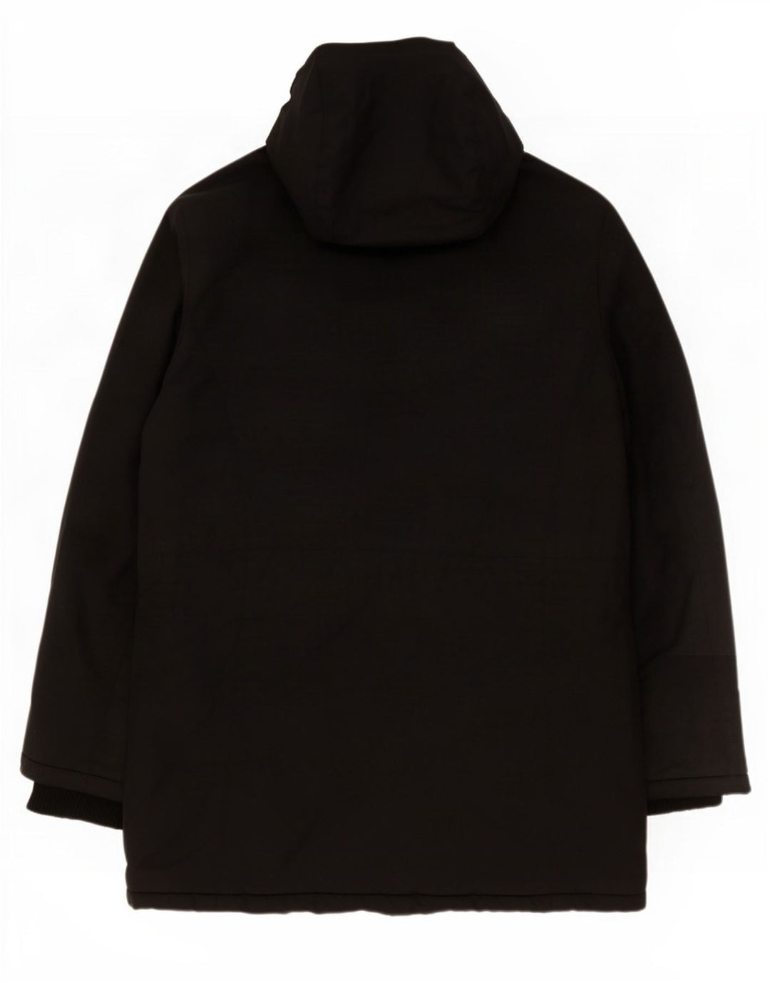 Superdry Parka para mujer, talla 40, talla grande, poliéster negro