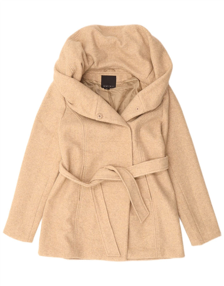 Abrigo para mujer AMISU EU 40 Poliéster beige medio