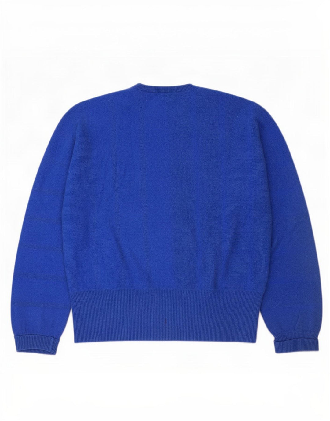 Mapier - Jersey extragrande con cuello redondo para mujer, talla S, color azul