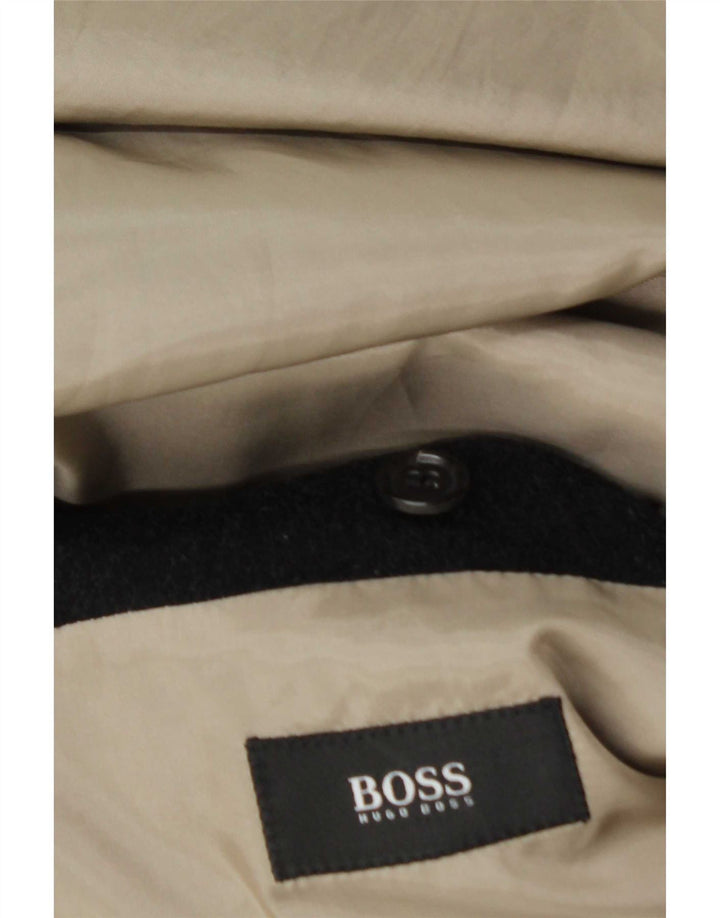 Abrigo Hugo Boss para hombre Reino Unido 36 Pequeño Negro