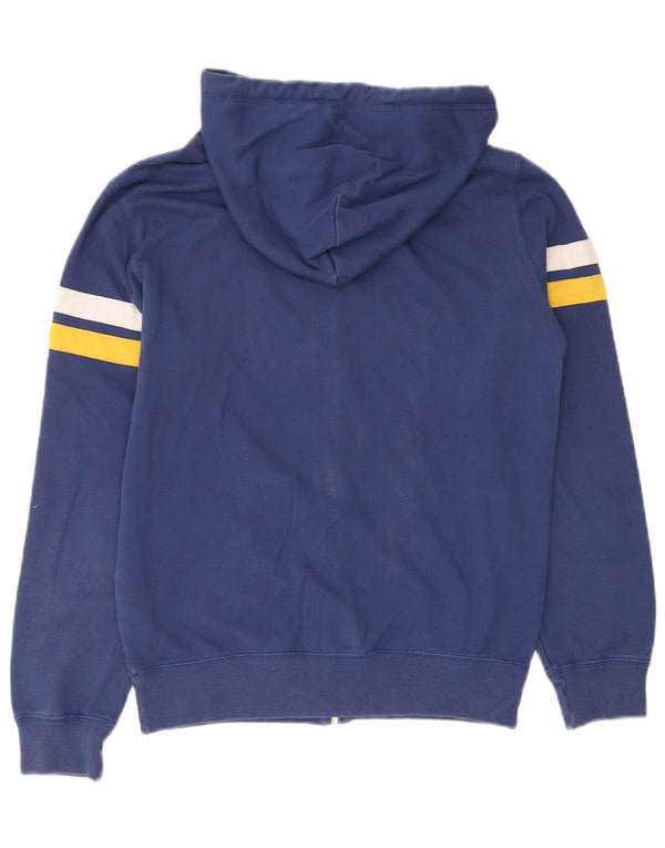 Champion Sudadera Con Capucha Y Cremallera Gráfica Para Hombre Algodón A Rayas Azul Pequeño