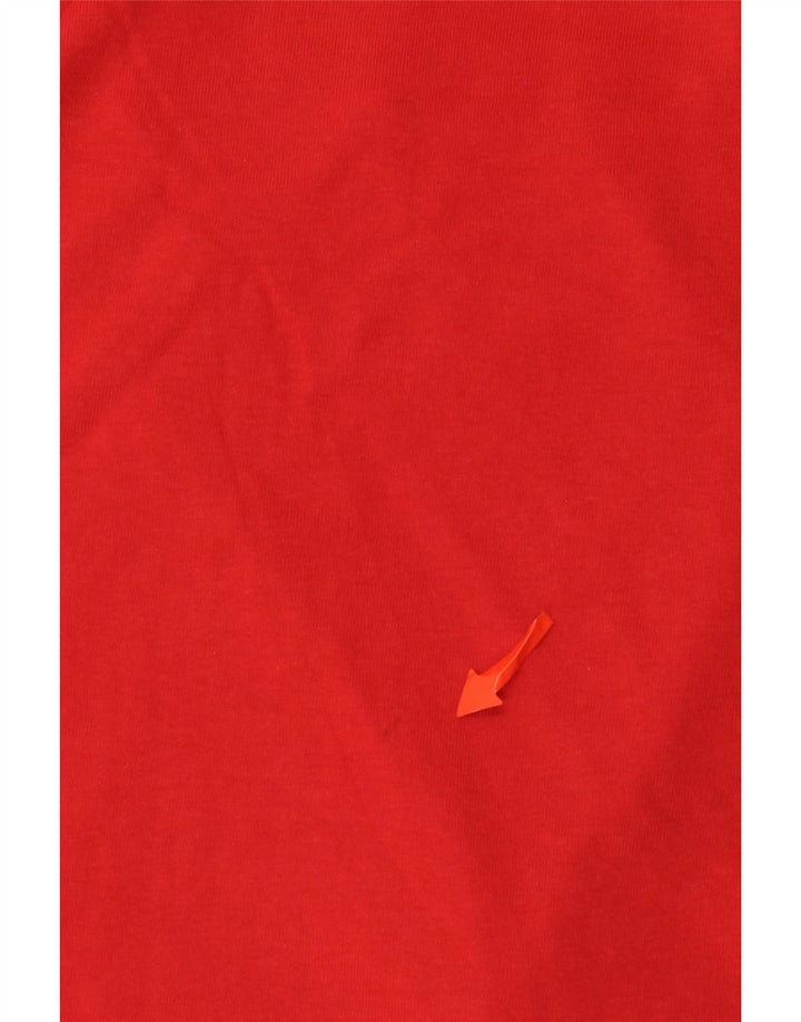 Kappa - Camiseta para hombre, talla grande, color rojo, algodón