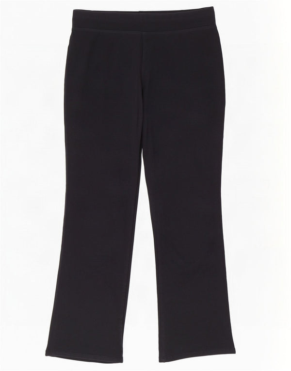 Marks & Spencer Pantalones de Chándal para Mujer UK 46 Grande Algodón Negro