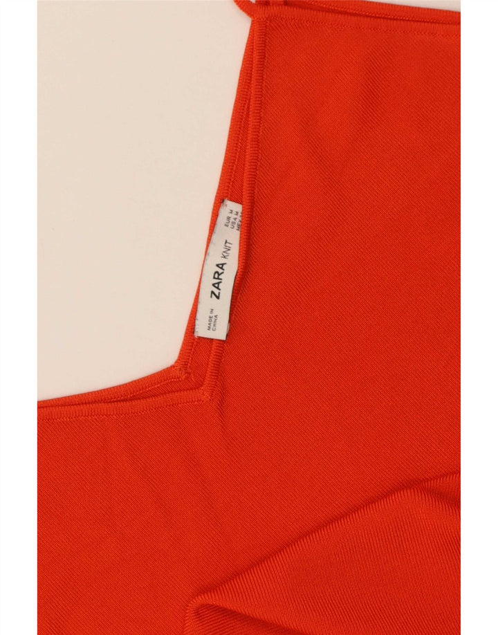 Zara Mujer Cami Top Reino Unido 42 Medio Rojo
