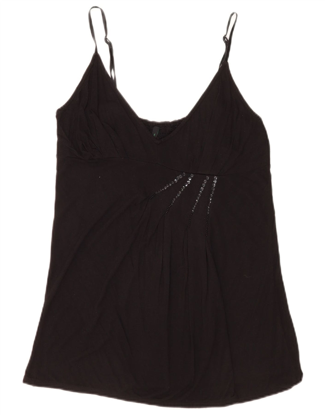 Benetton Top Camisola Mujer ES 40 Mediano Negro