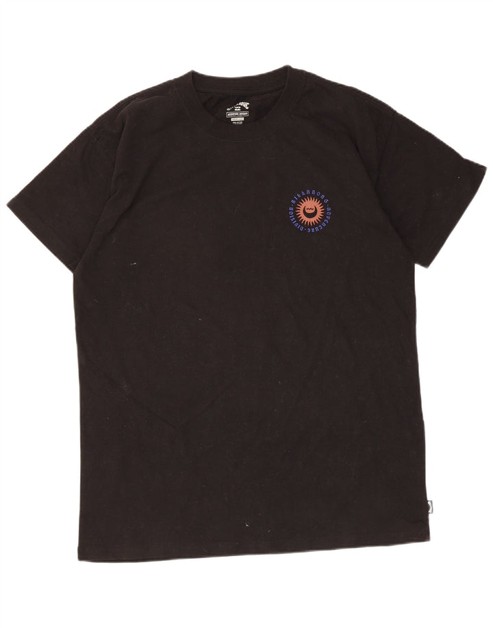 Billabong Hombre Camiseta Gráfica Top Medium Negro Algodón
