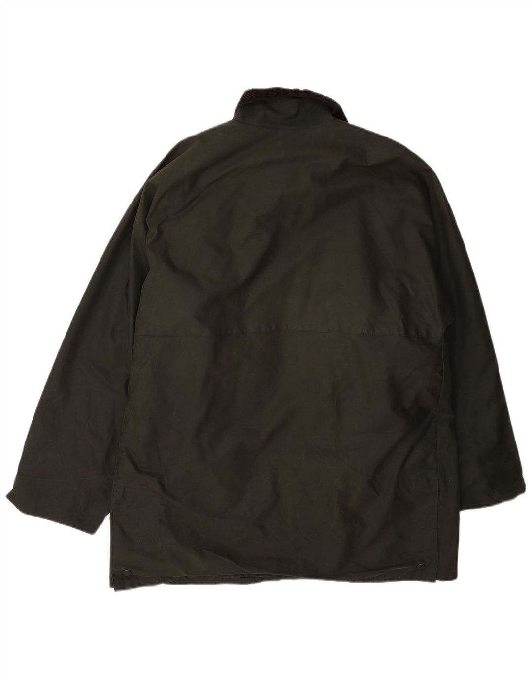 Vintage hombres encerado chaqueta de algodón Reino Unido 40 verde grande