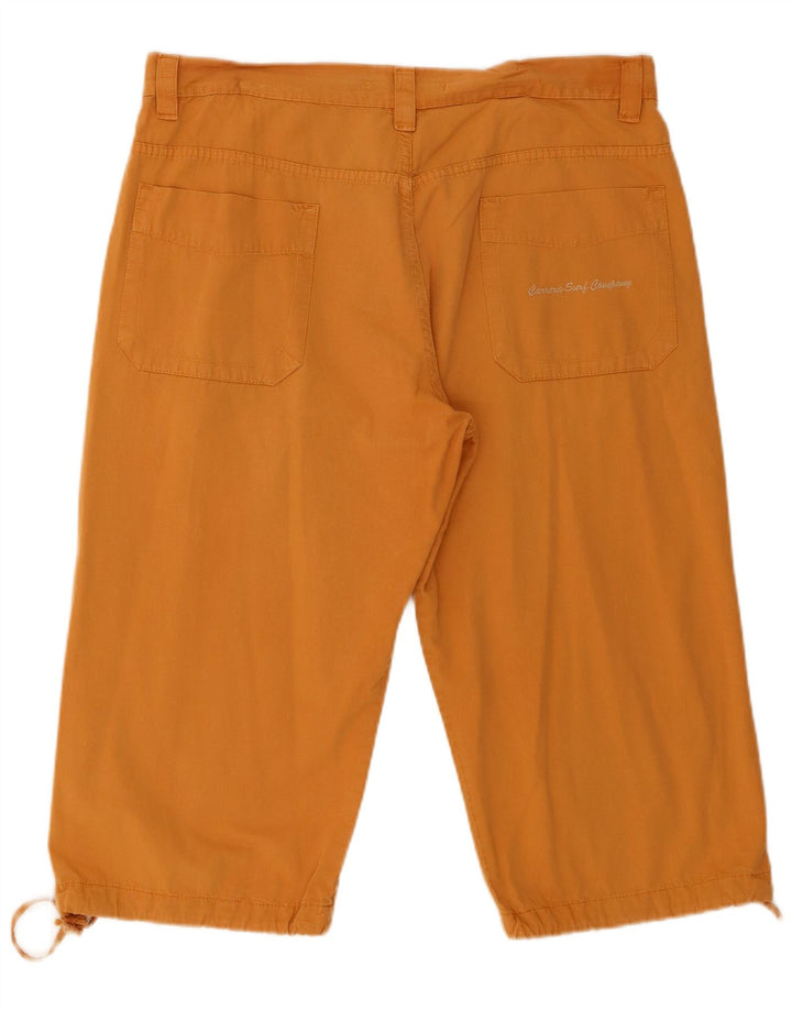 Bermudas Carrera Hombre W38 XL Algodón Amarillo