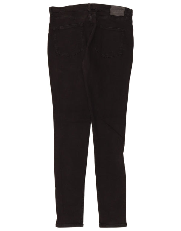 French Connection Vaqueros pitillo para mujer UK 40 Large W34 L32 Algodón negro