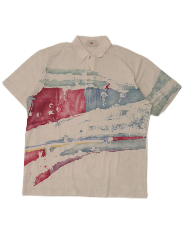 AUSTRALIAN L'ALPINA Polo para hombre IT 40 Medium Off White