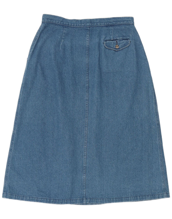 L.L.Bean Falda cruzada de mezclilla para mujer W32 Algodón azul grande