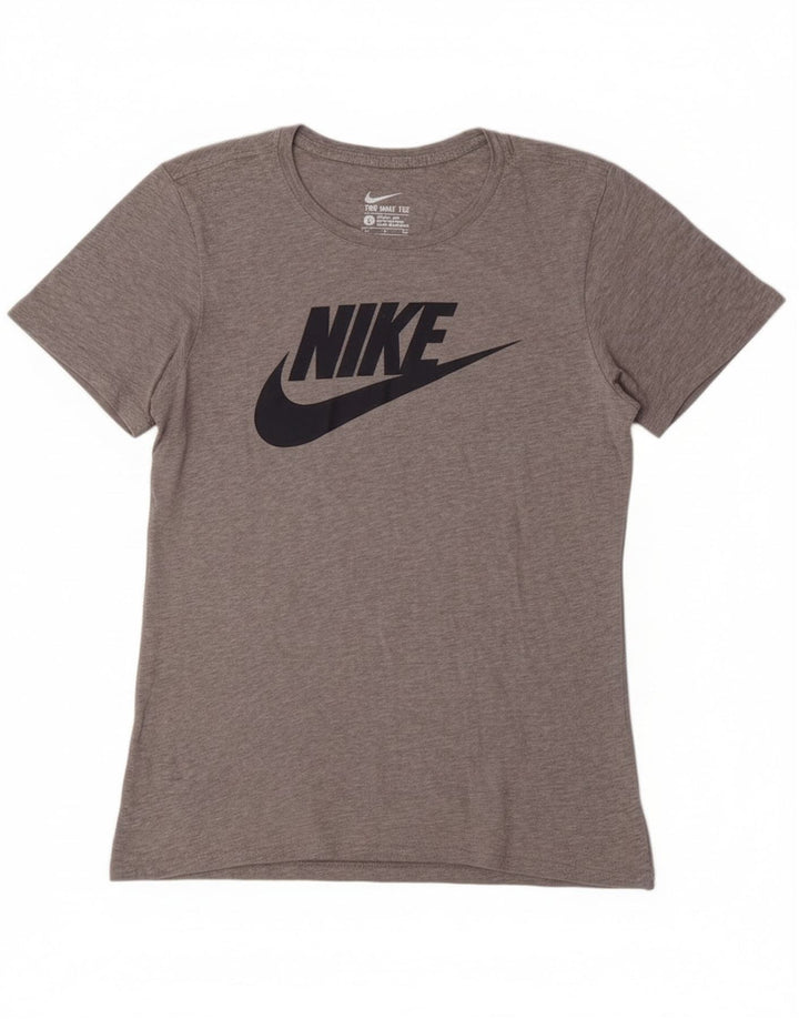 Nike - Camiseta gráfica para hombre, talla pequeña, algodón gris