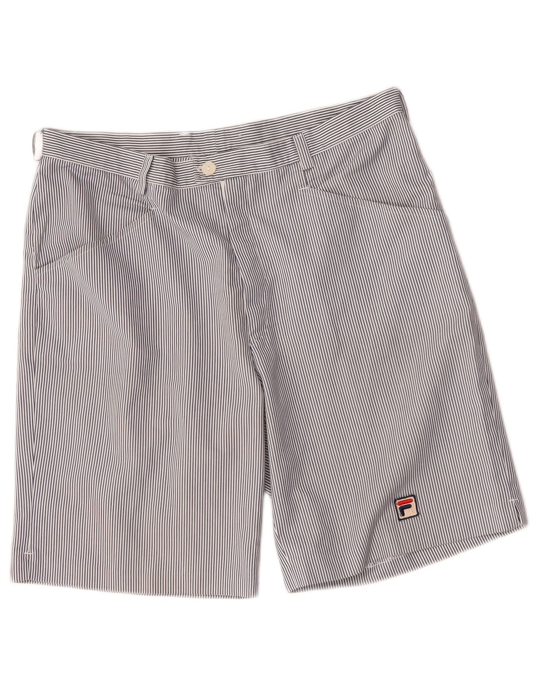 Fila Shorts casuales para mujer W32 Large Blue Pinstripe