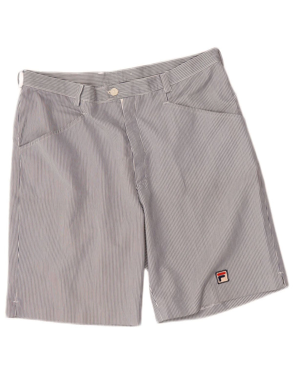 Fila Shorts casuales para mujer W32 Large Blue Pinstripe