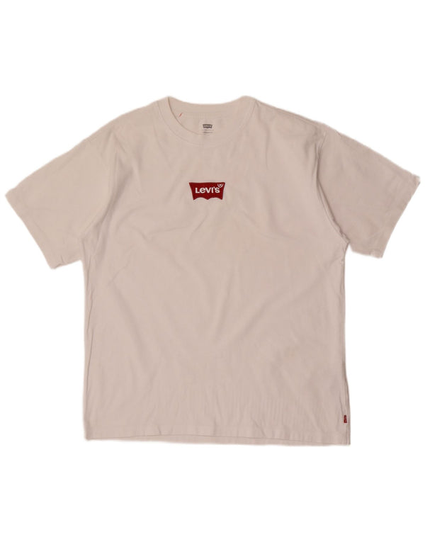 Levi's Hombre Vintage Fit Camiseta Top Algodón Blanco Mediano