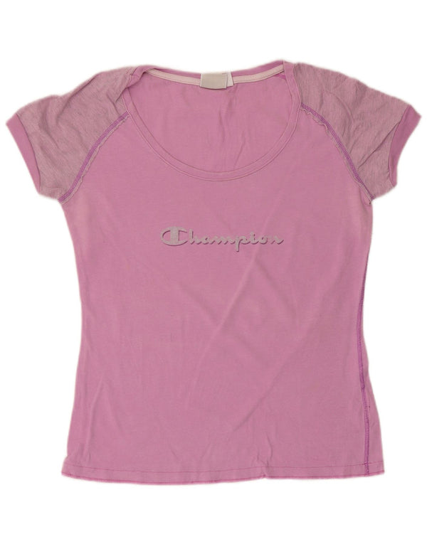 Champion Camiseta gráfica para mujer Top UK 12 Medium Pink
