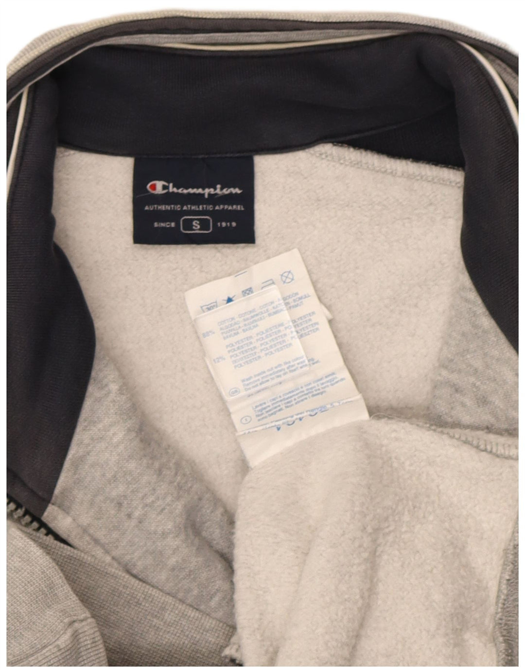 Champion Chaqueta De Chándal De Corte Regular Para Hombre Small Gris Colorblock