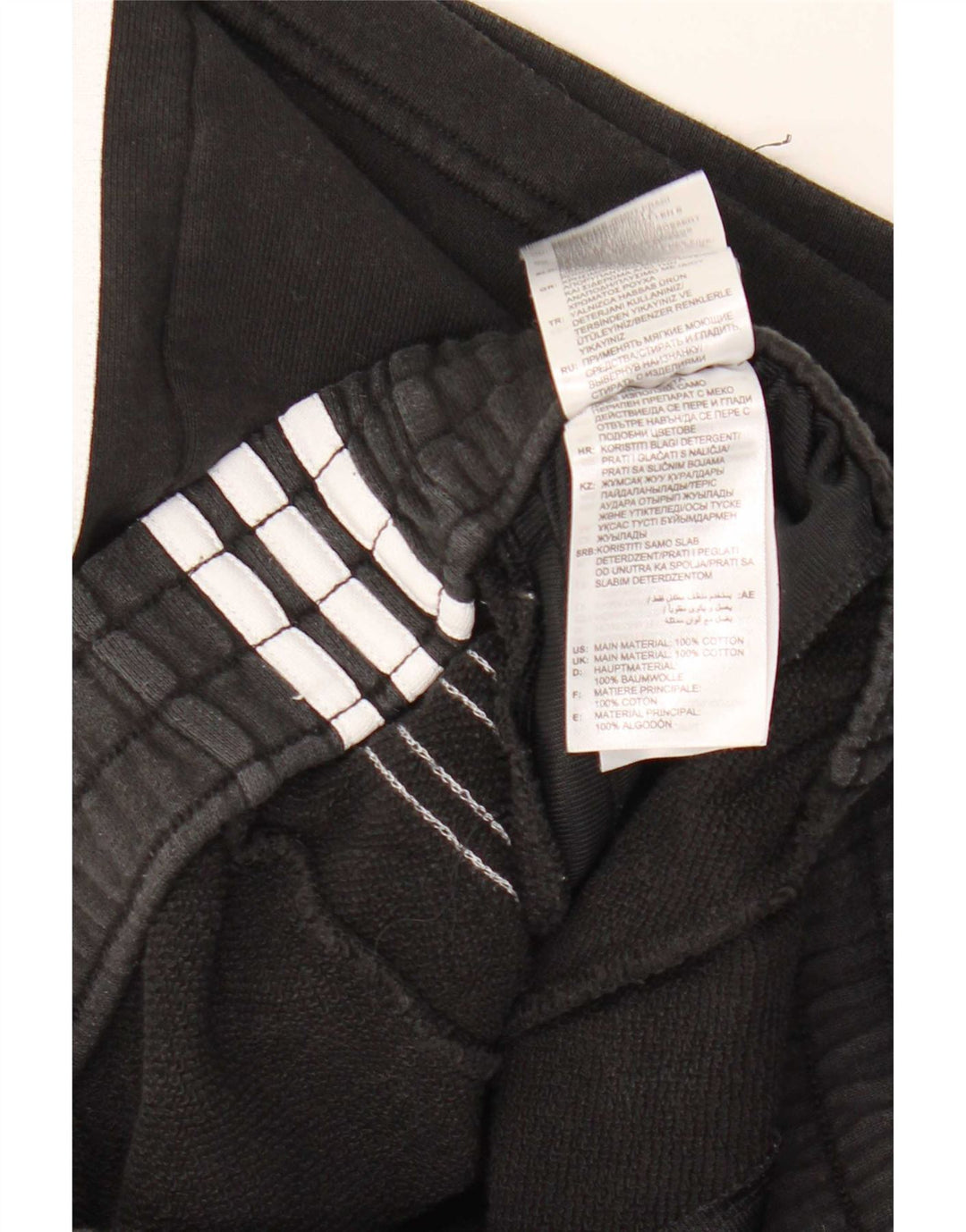 Adidas Pantalones cortos deportivos para niños 13-14 años Mediano Negro Algodón