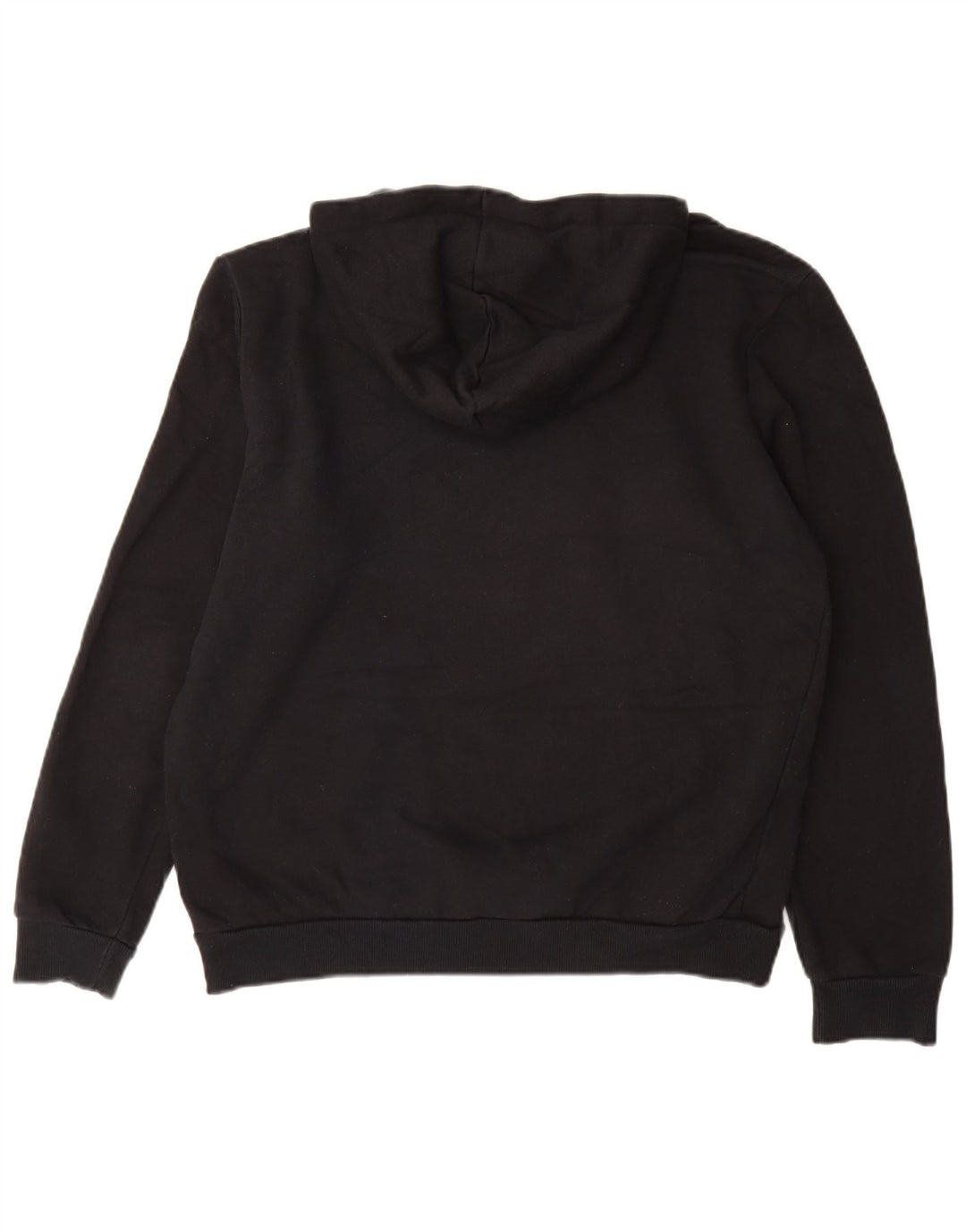 PUMA Jersey con capucha gráfica para hombre Algodón negro mediano