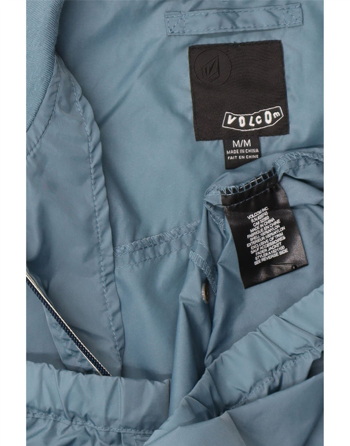Chaqueta impermeable Volcom para hombre UK 38 Medium Blue Nylon