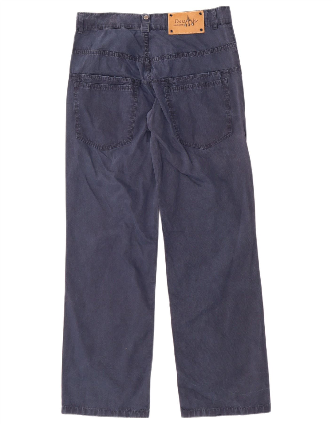 ROBERTO CAVALLI Pantalones Casuales Rectos Devils para Hombre Pequeños W29 L30 Azul