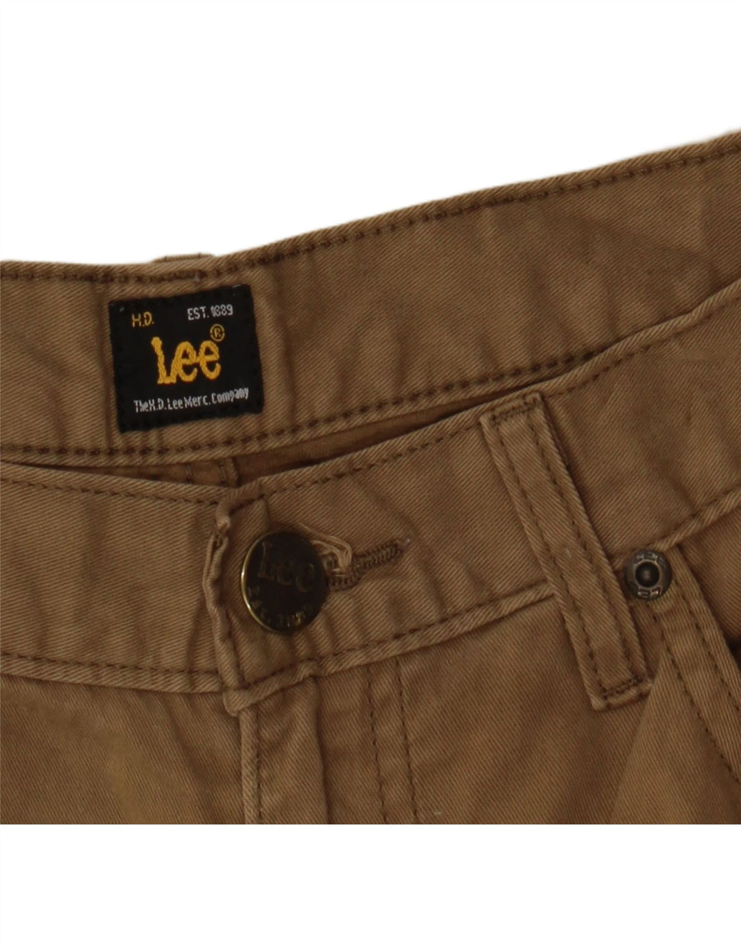 LEE Pantalones cortos casuales para hombre W32 Beige medio