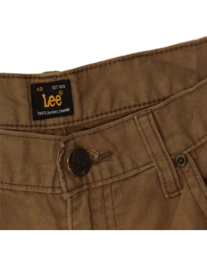 LEE Pantalones cortos casuales para hombre W32 Beige medio