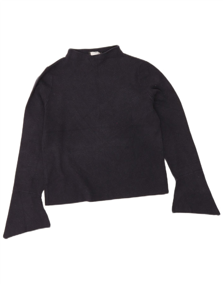 Marks & Spencer Top para mujer de manga larga UK 42 Viscosa azul marino mediano