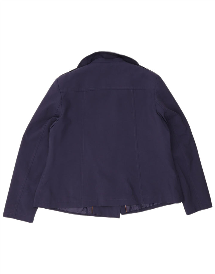 Marks & Spencer Chaquetón para mujer UK 46 Grande Poliéster azul marino