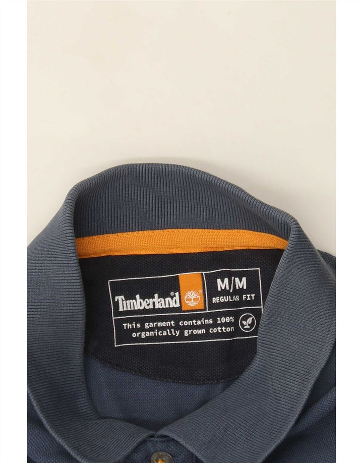 Timberland Polo De Corte Regular Para Hombre De Algodón Azul Medio