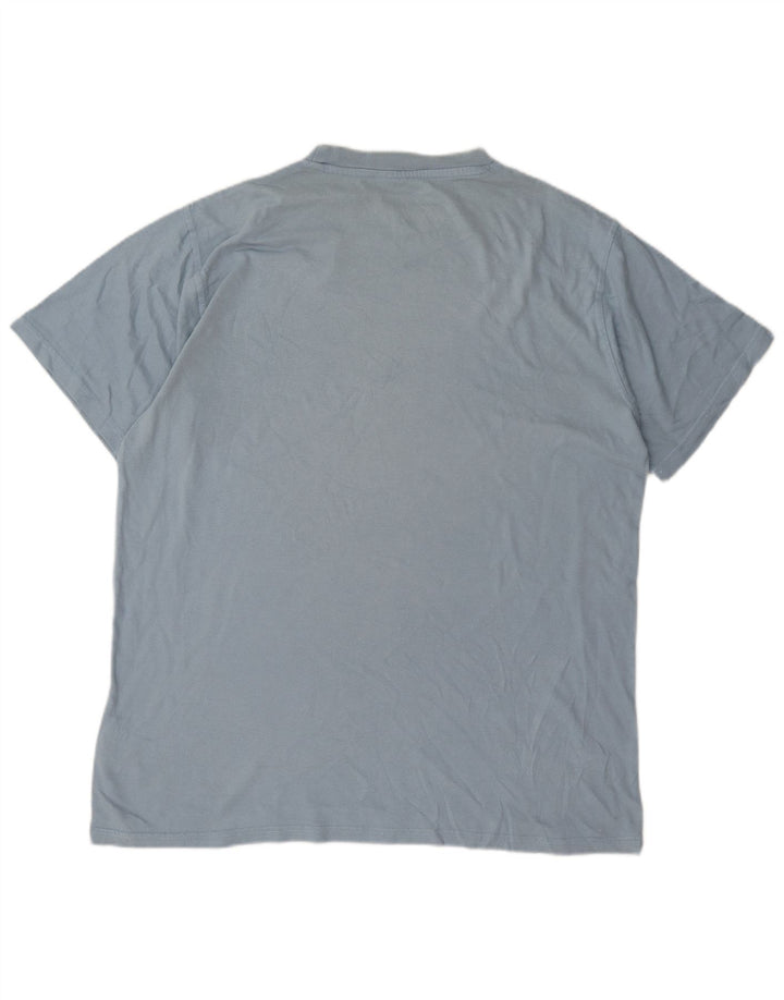 Weird Fish - Camiseta gráfica para hombre, talla grande, algodón azul