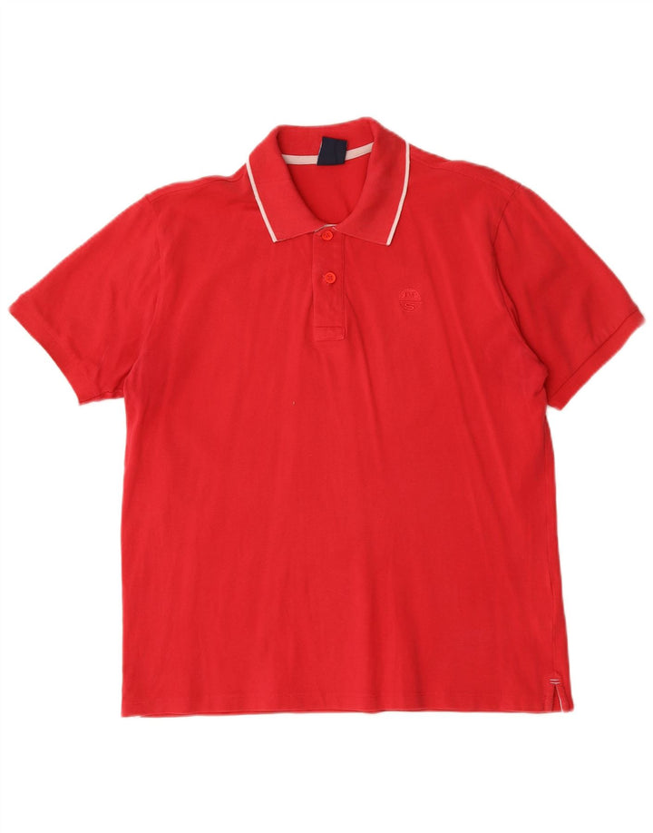 NORTH SAILS Polo Hombre Algodón Rojo Medio