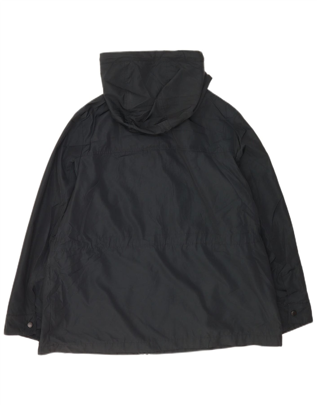 Marks & Spencer Chaqueta impermeable extragrande con capucha para mujer UK 40 XL Azul marino