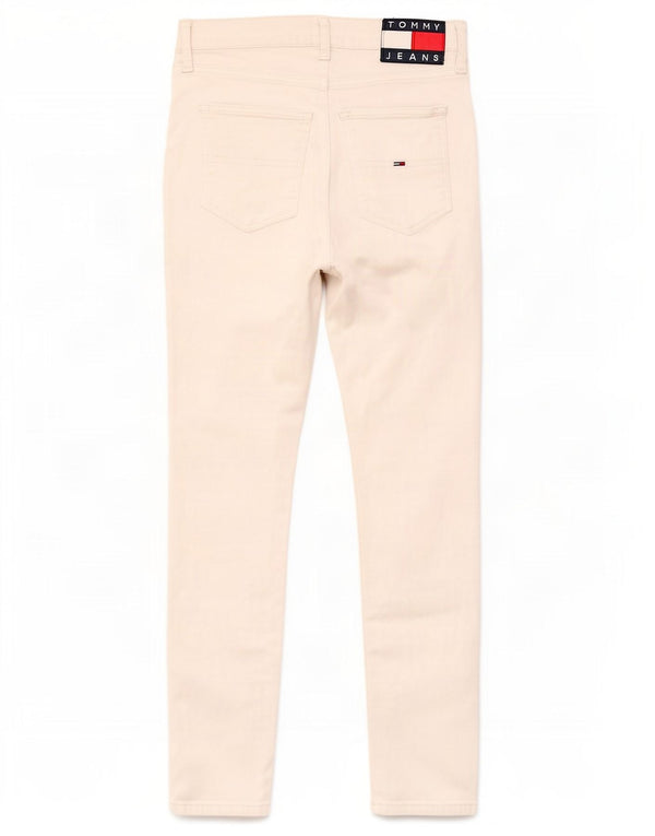 Tommy Hilfiger Vaqueros súper ajustados de talle alto Sylvia para mujer W29 L27 Blanco