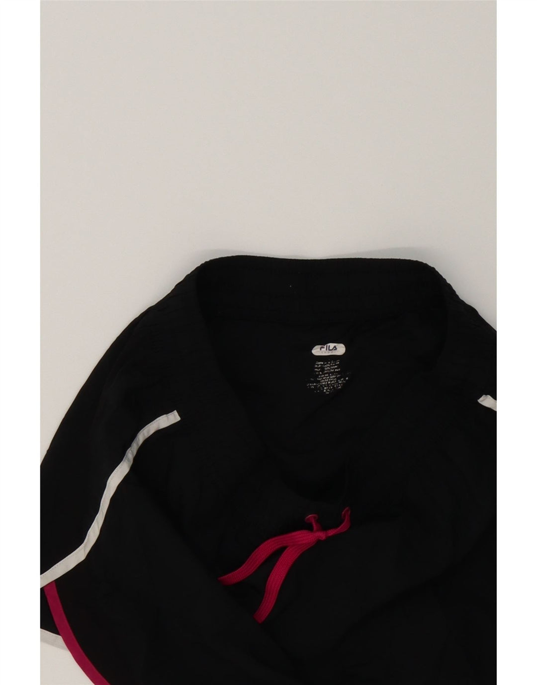 FILA Womens Sport Shorts UK 12 Medium Black Vintage Fila and Second-Hand Fila from Messina Hembry 
