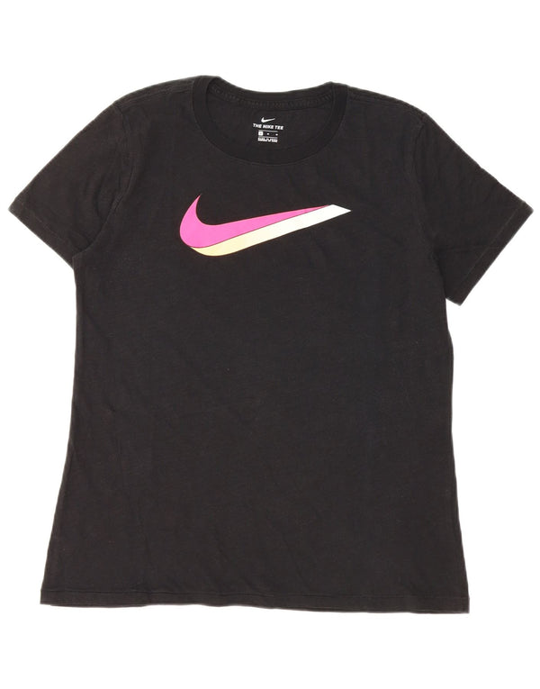 Nike - Camiseta gráfica para mujer, talla 40, talla M, color negro