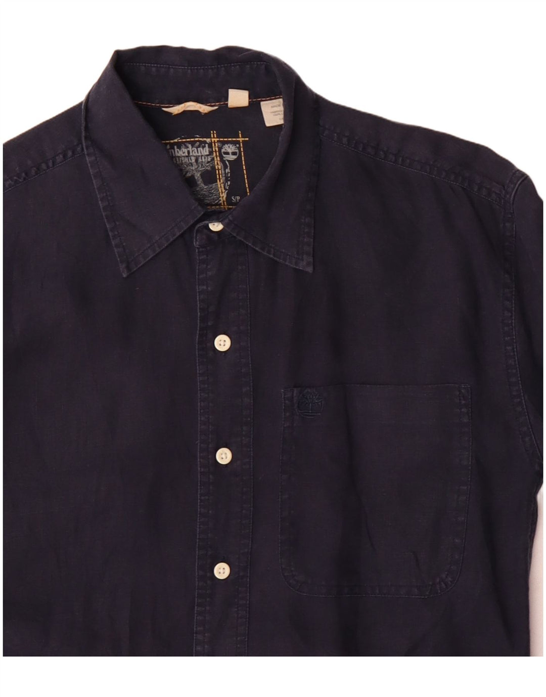 Camisa Timberland Hombre Pequeña Azul Marino