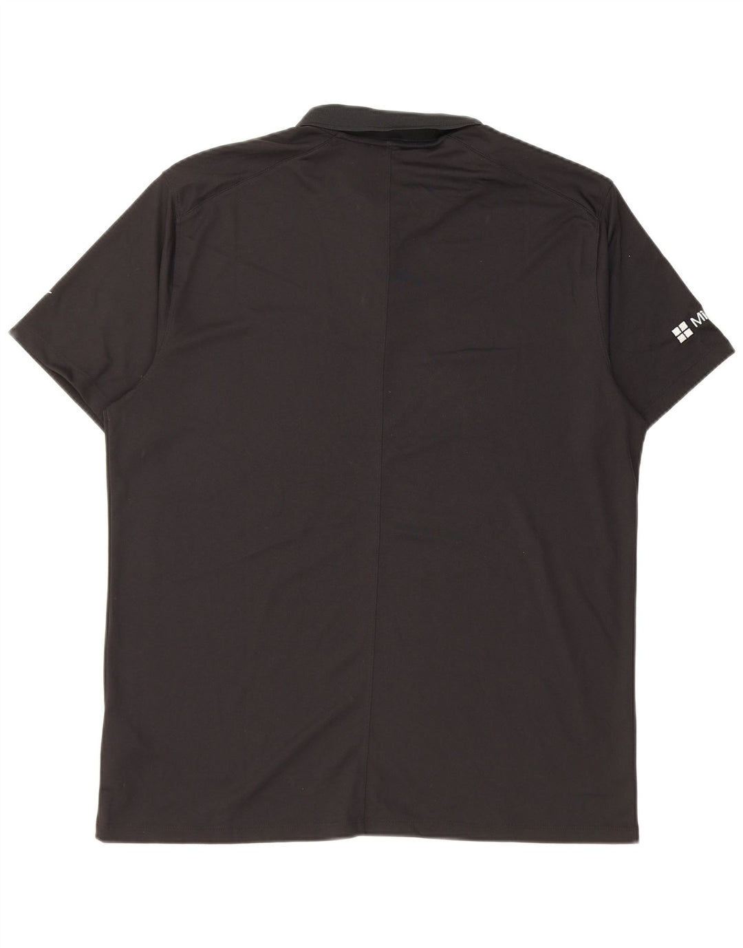 Nike Polo Dri Fit para hombre, talla grande, poliéster negro